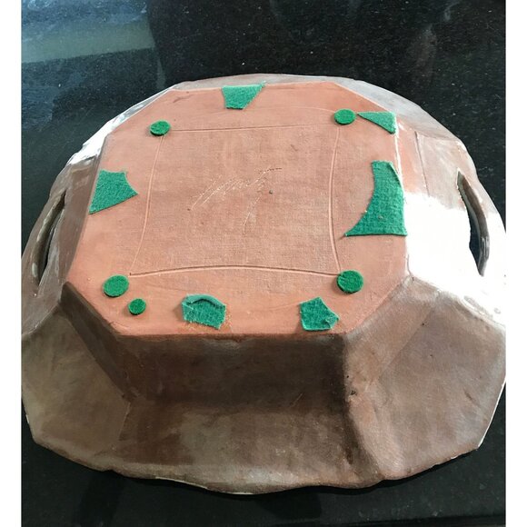 Vtg 1970’s Handmade Extremely Large Women's Nude Upper Body Pottery Bowl - Picture 4 of 10